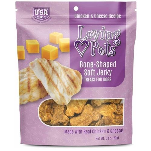 Loving Pets Bone Shaped Soft Jerky Treats