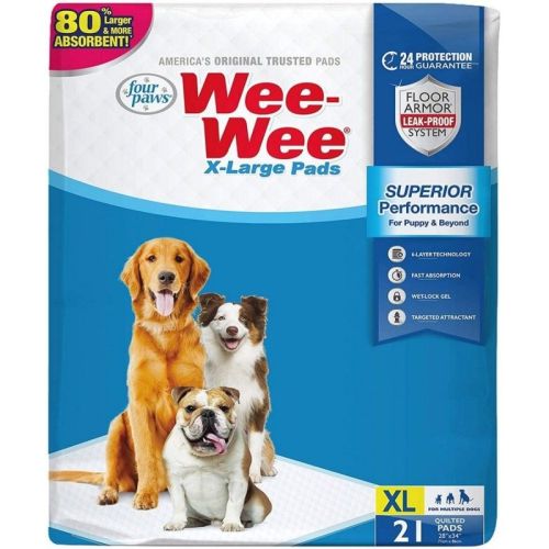 Four Paws X Large Wee Wee Pads 28" x 34"